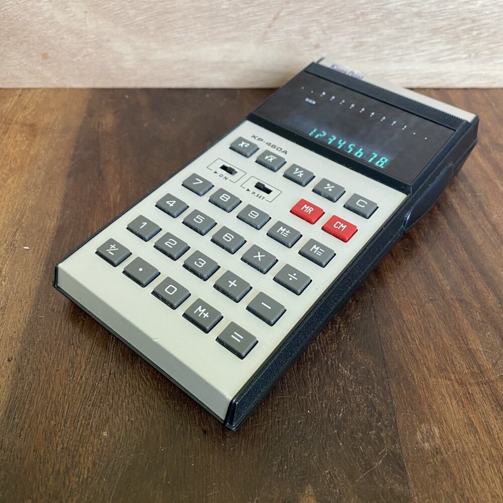 Vintage Kings Point KP-460A Calculator w/ Vinyl Case Working - Picture 3 of 10